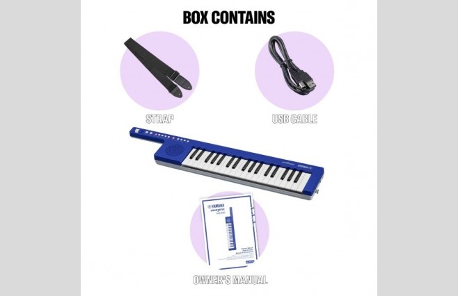 Yamaha SHS-300 Blue Sonogenic Keytar - Image 12